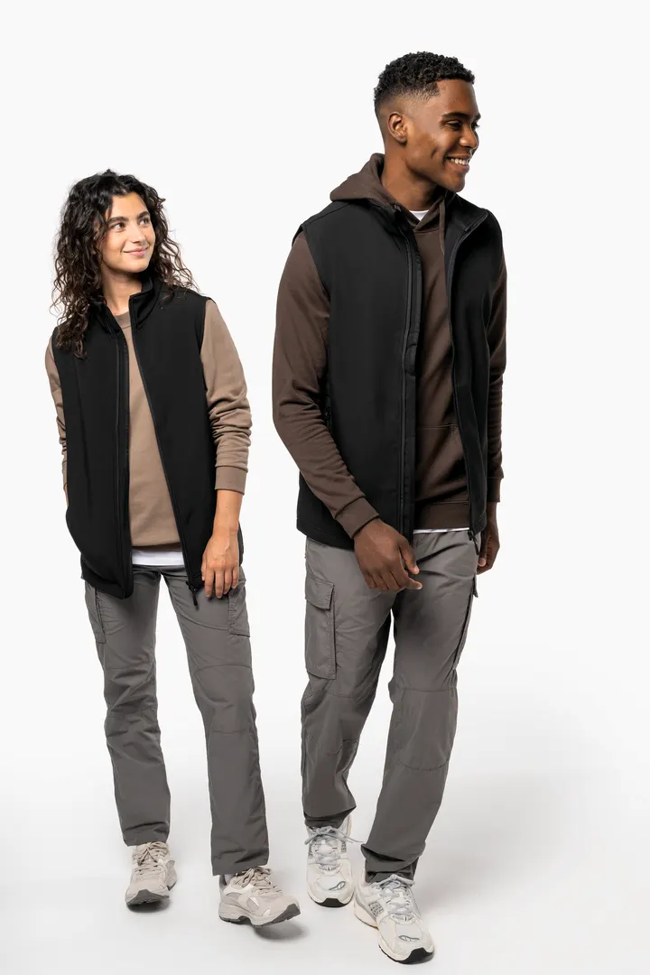 Zweilagiger, umweltfreundlicher Unisex-Softshell-Bodywärmer 8