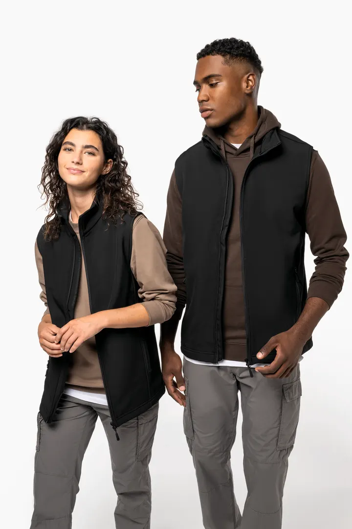 Zweilagiger, umweltfreundlicher Unisex-Softshell-Bodywärmer 9