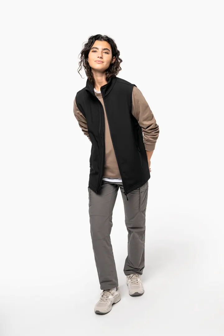 Zweilagiger, umweltfreundlicher Unisex-Softshell-Bodywärmer 2