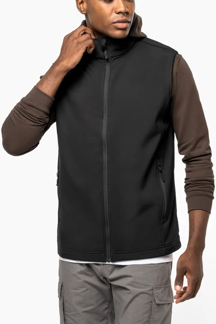 Zweilagiger, umweltfreundlicher Unisex-Softshell-Bodywärmer