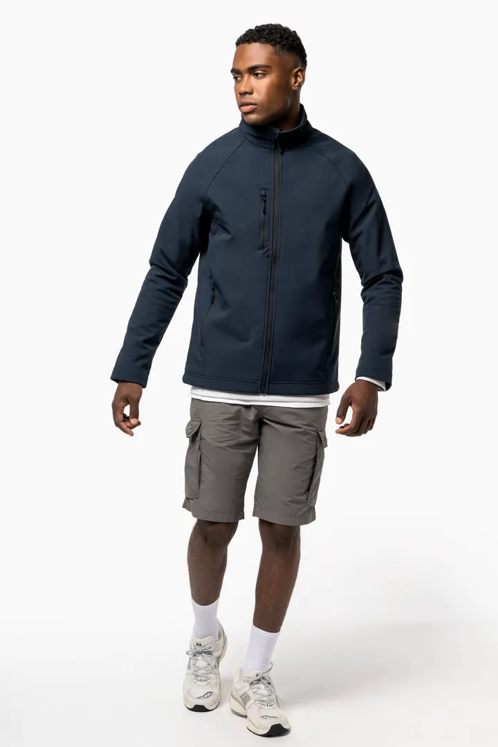 Umweltfreundliche 3-lagige Unisex-Softshell-Jacke 15