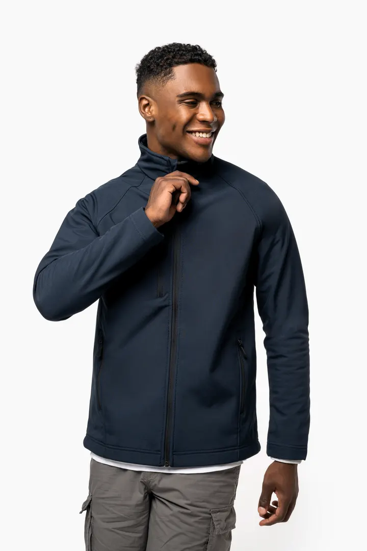 Umweltfreundliche 3-lagige Unisex-Softshell-Jacke 16
