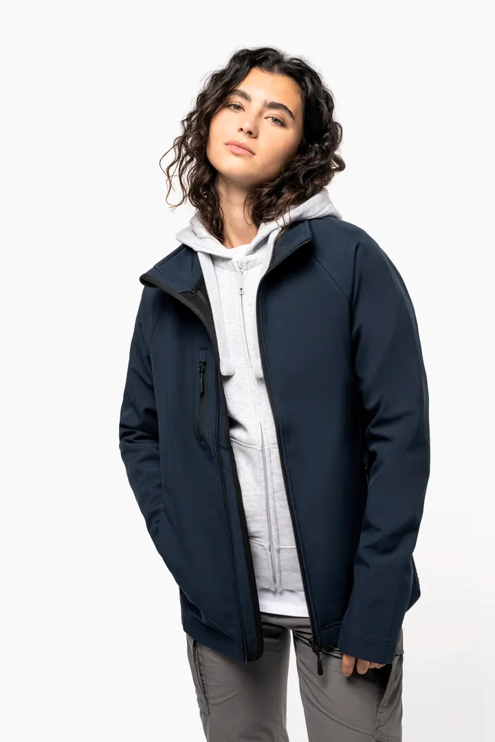 Umweltfreundliche 3-lagige Unisex-Softshell-Jacke 4