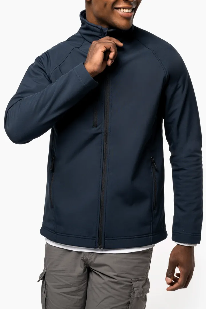 Umweltfreundliche 3-lagige Unisex-Softshell-Jacke 3