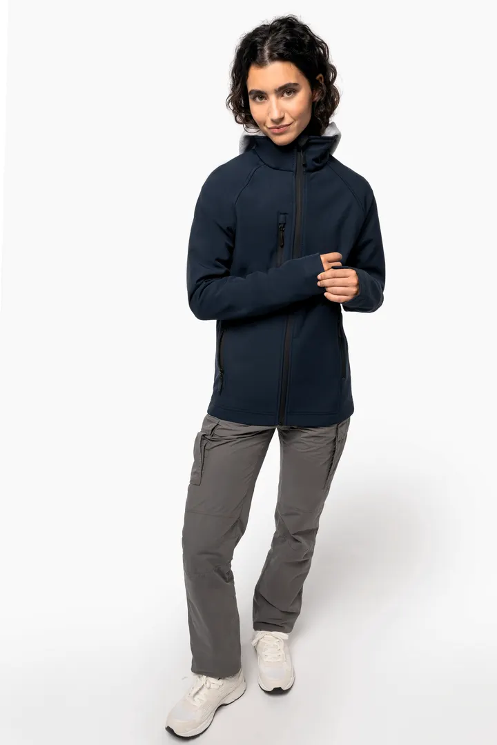 Umweltfreundliche 3-lagige Unisex-Softshell-Jacke 5
