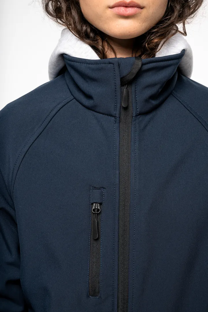 Umweltfreundliche 3-lagige Unisex-Softshell-Jacke 8