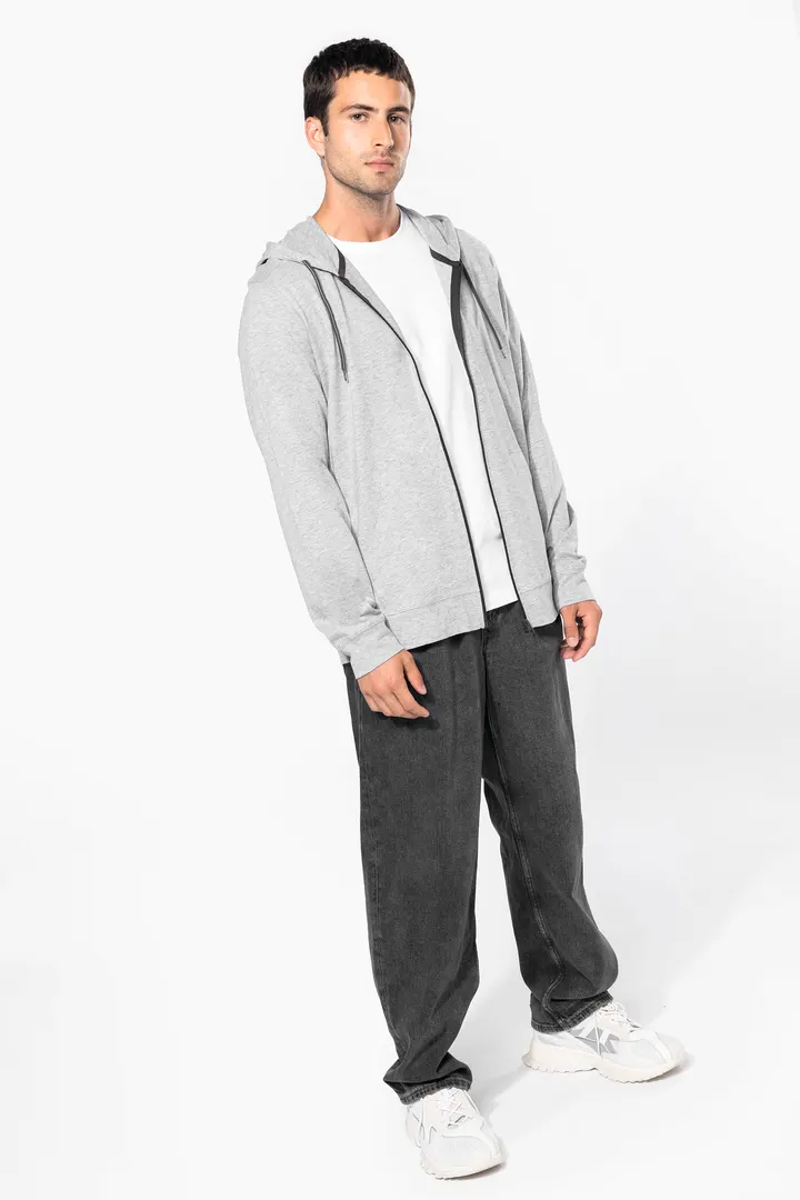 Veste coton légère à capuche 8