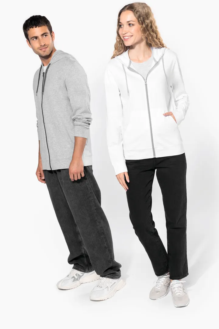 Veste coton légère à capuche 23