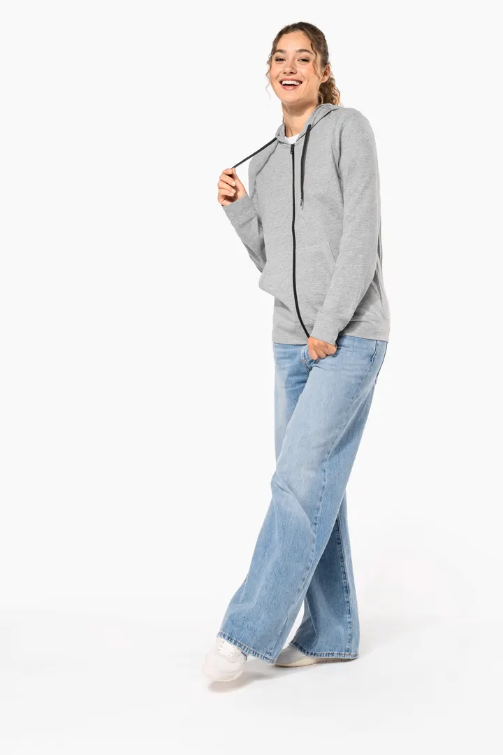 Veste coton légère à capuche 18