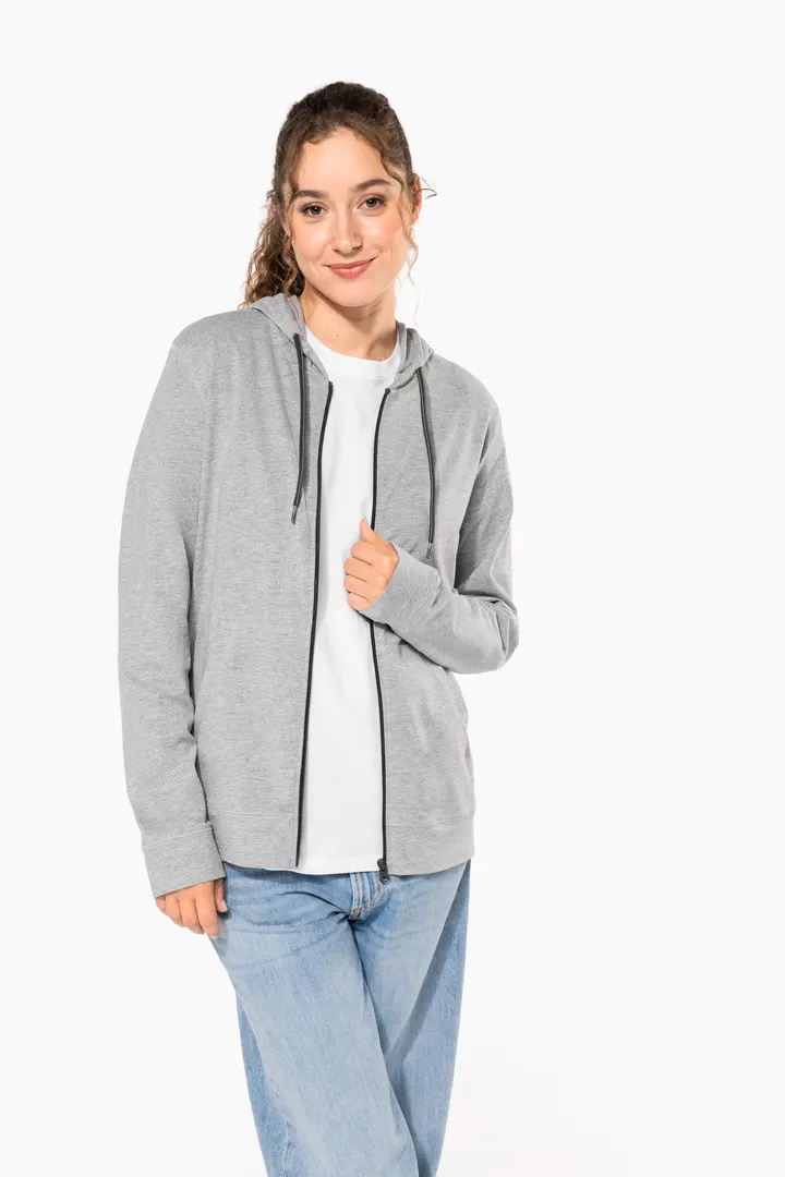 Veste coton légère à capuche 20