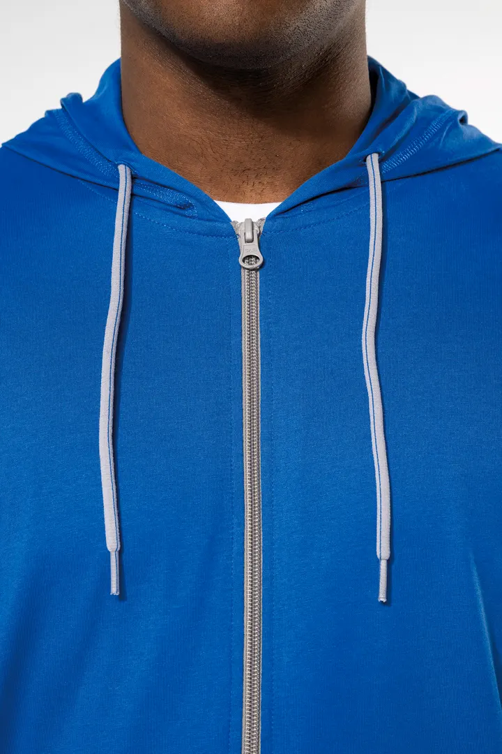 Veste coton légère à capuche 9