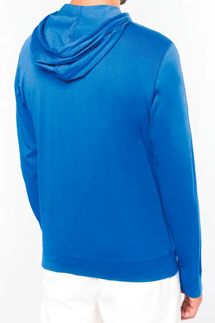 Veste coton légère à capuche 2