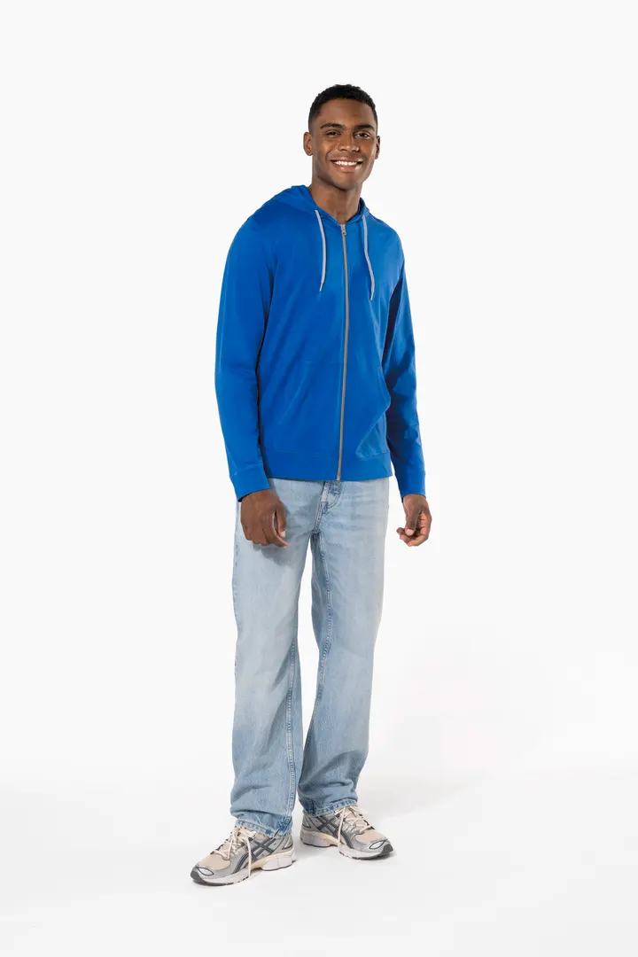 Veste coton légère à capuche 1