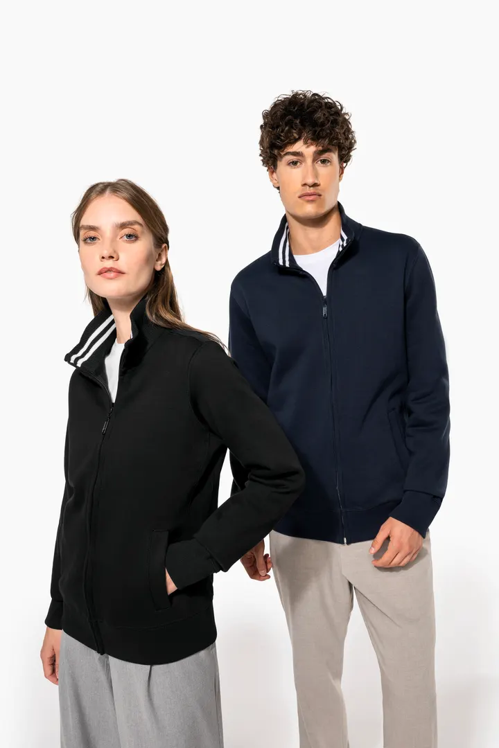 Herren Fleece-Sweater mit Reißverschluss 15