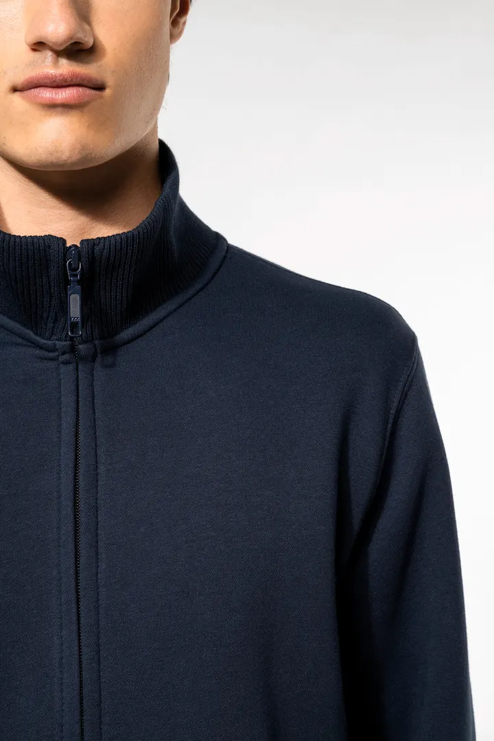 Herren Fleece-Sweater mit Reißverschluss 3