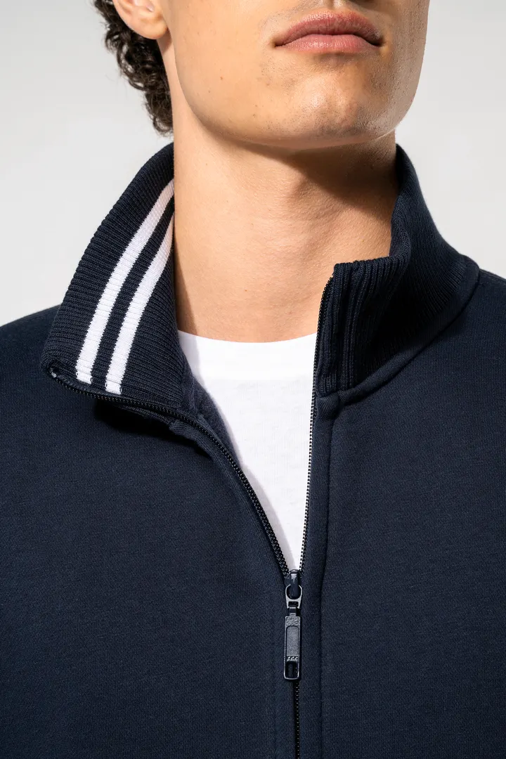 Herren Fleece-Sweater mit Reißverschluss 5