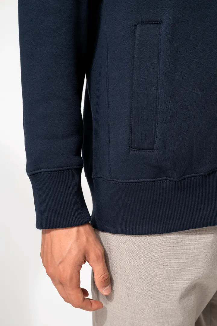 Herren Fleece-Sweater mit Reißverschluss 6
