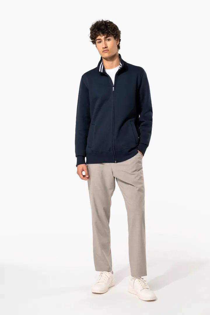 Herren Fleece-Sweater mit Reißverschluss 7