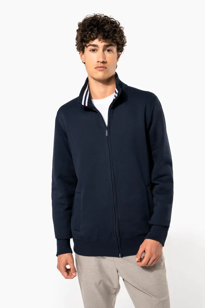 Herren Fleece-Sweater mit Reißverschluss 8