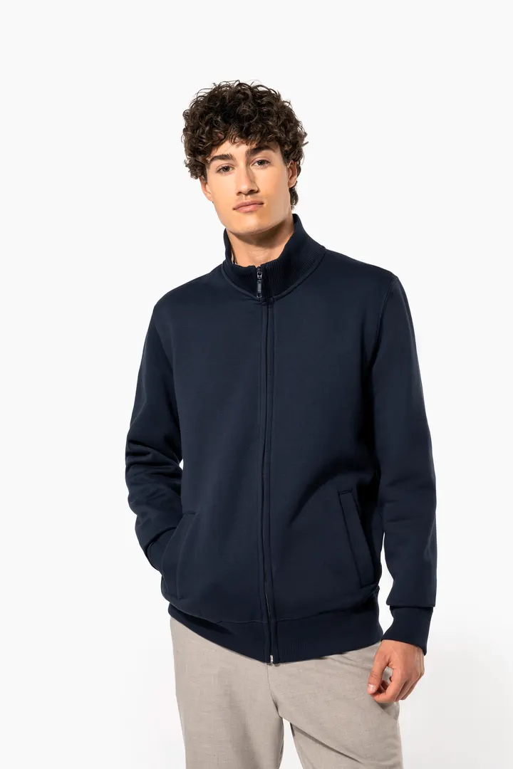 Herren Fleece-Sweater mit Reißverschluss 10