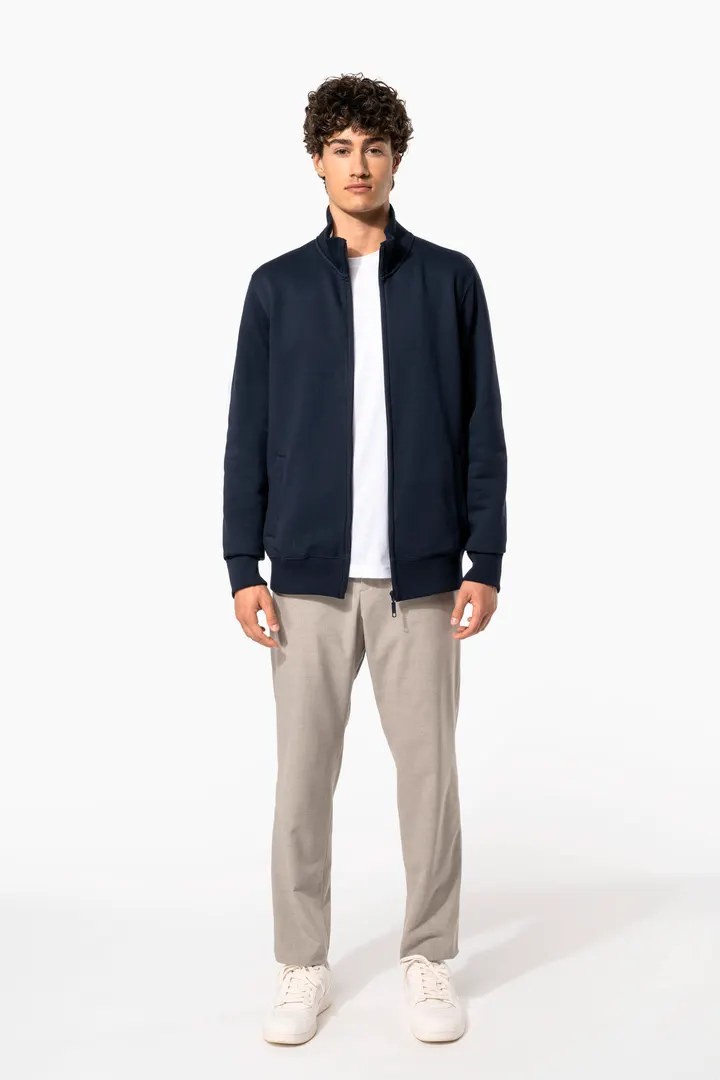 Herren Fleece-Sweater mit Reißverschluss 11