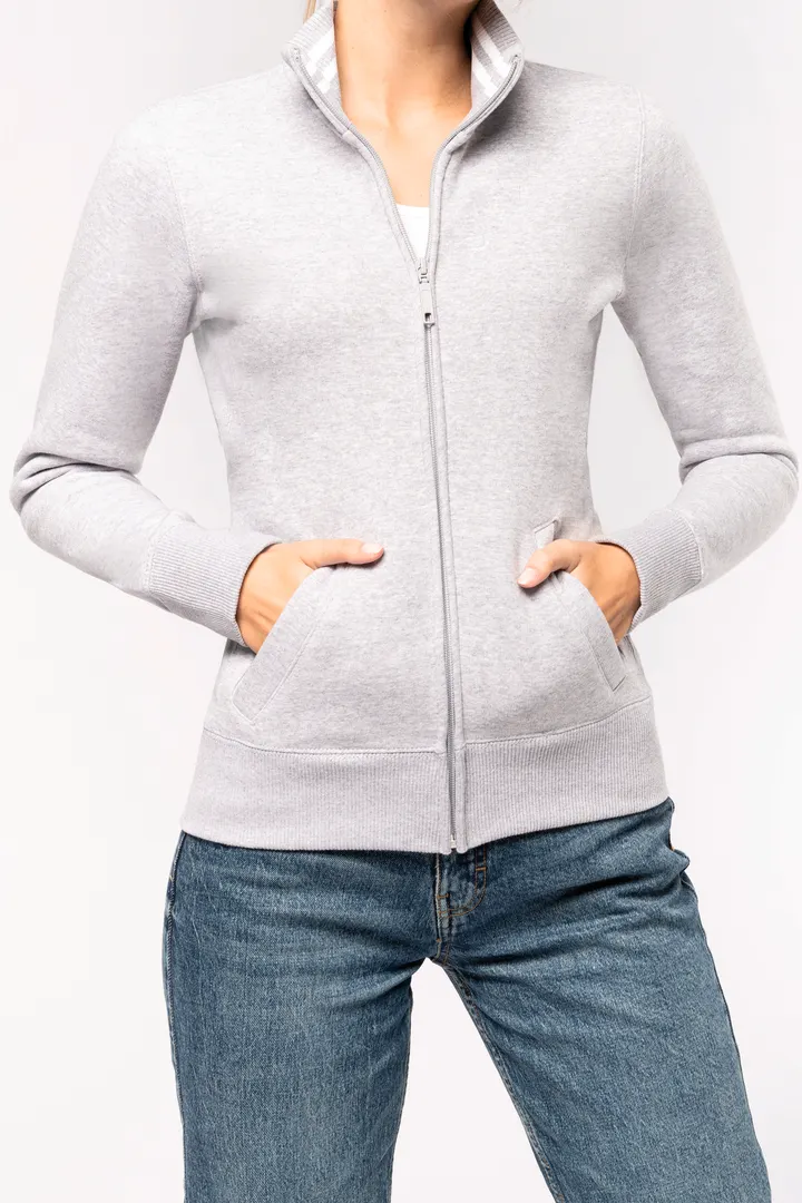 Veste molleton zippée femme 4