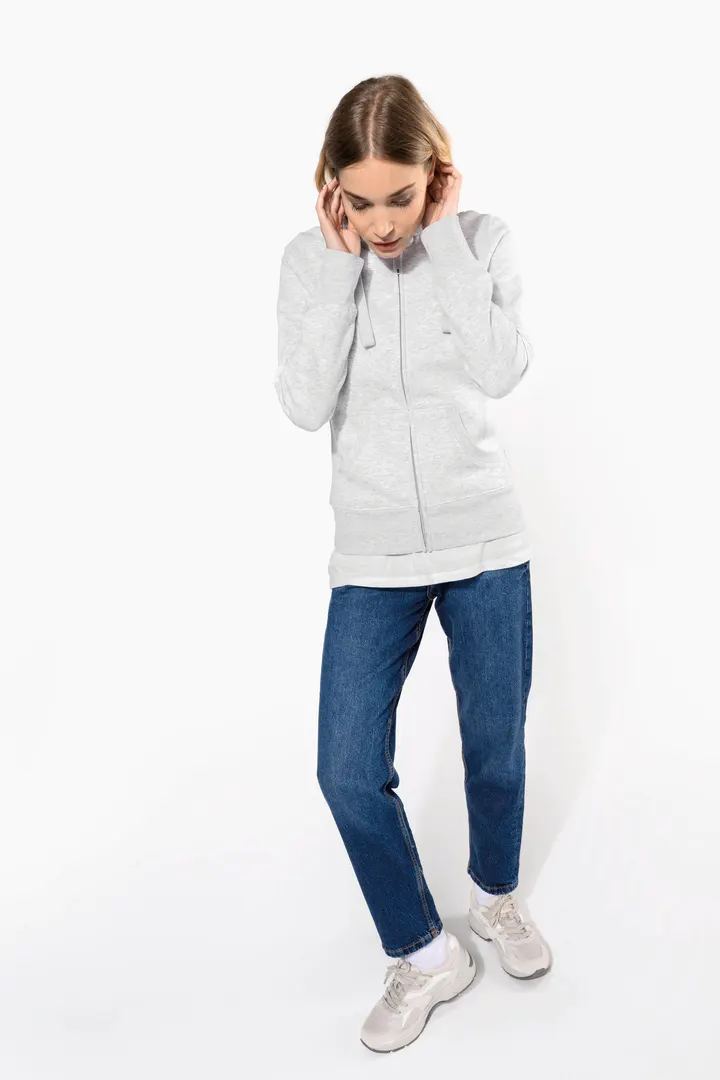 DAMEN KAPUZENSHIRT mit Reißververschluss 6