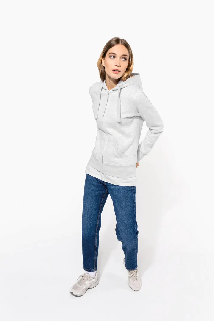 DAMEN KAPUZENSHIRT mit Reißververschluss 7