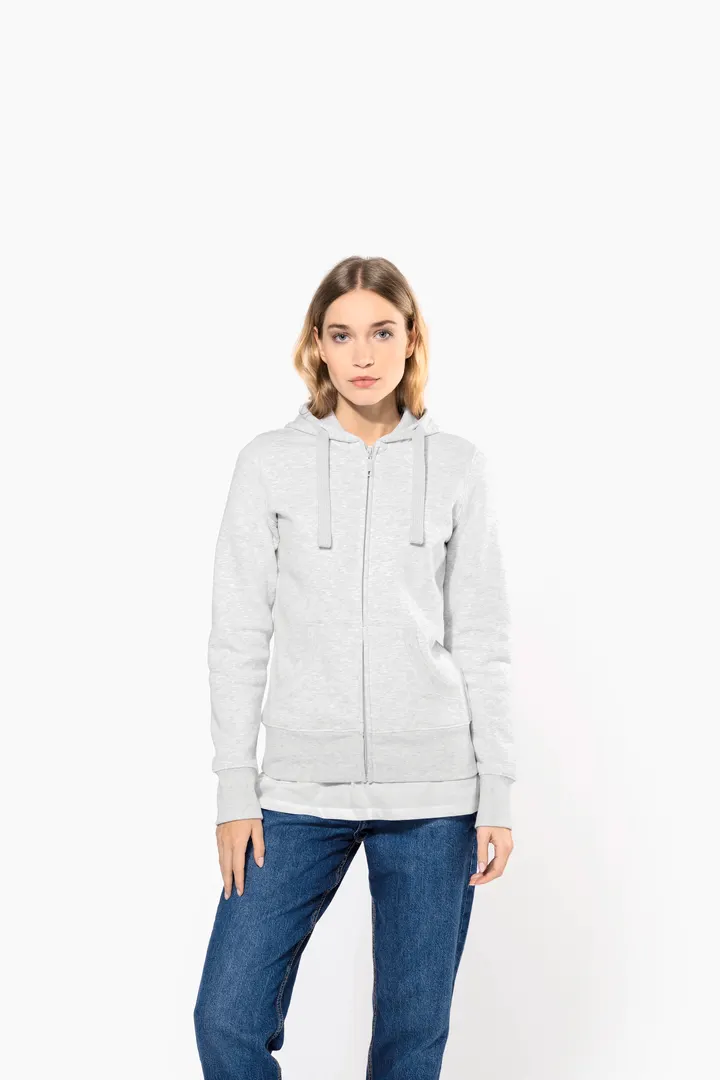 DAMEN KAPUZENSHIRT mit Reißververschluss 2