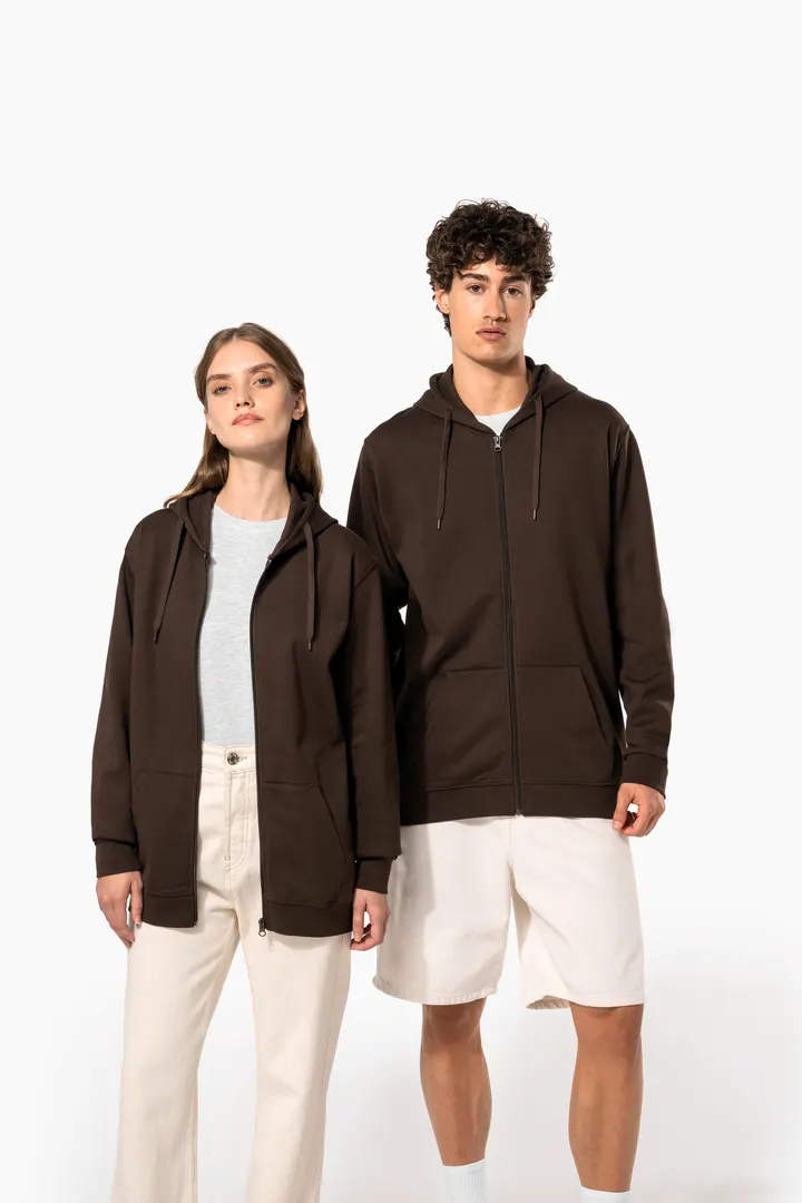 Sweat-shirt zippé capuche unisexe 10