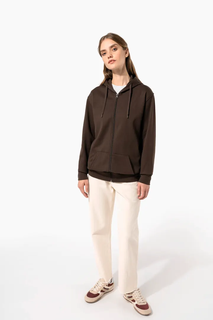 Sweat-shirt zippé capuche unisexe 13