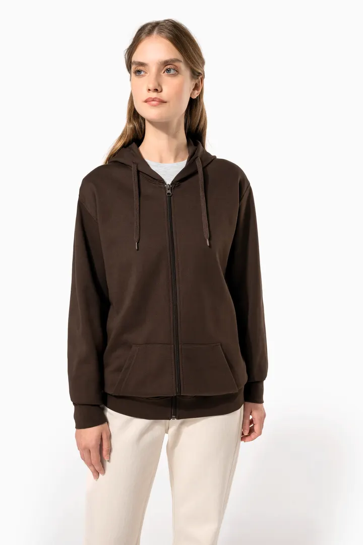 Sweat-shirt zippé capuche unisexe 14