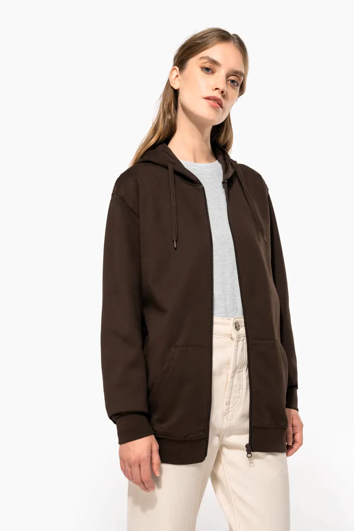 Sweat-shirt zippé capuche unisexe 16