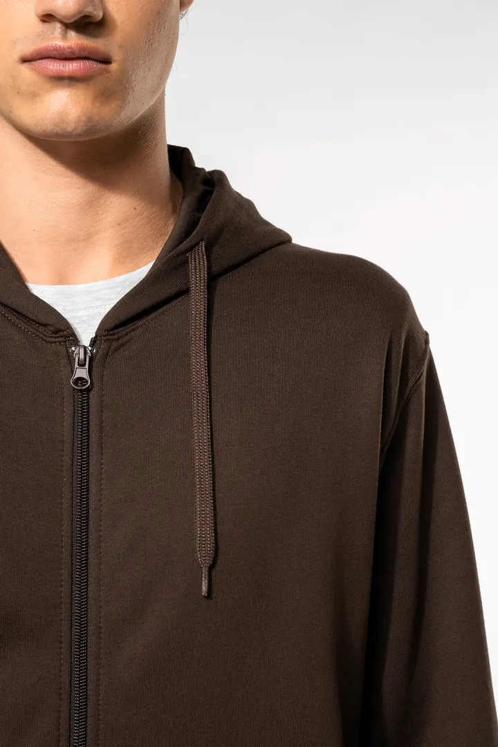 Sweat-shirt zippé capuche unisexe 6