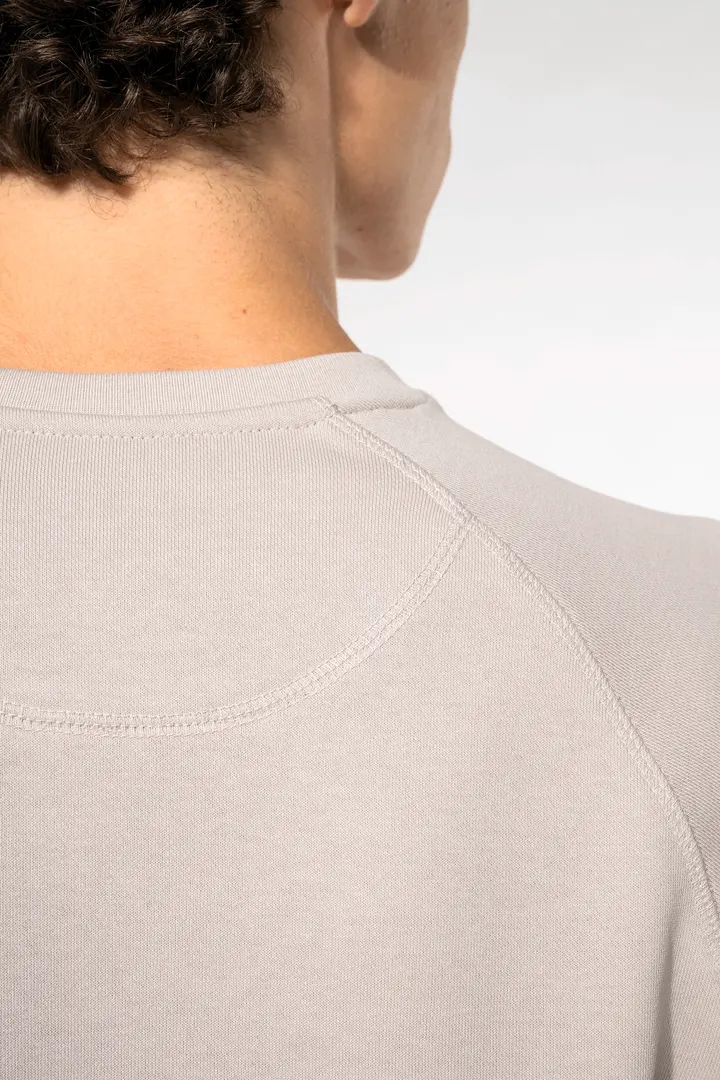 Herren Sweatshirt BIO-BAUMWOLLE Rundhalsausschnitt Raglanärmel 7