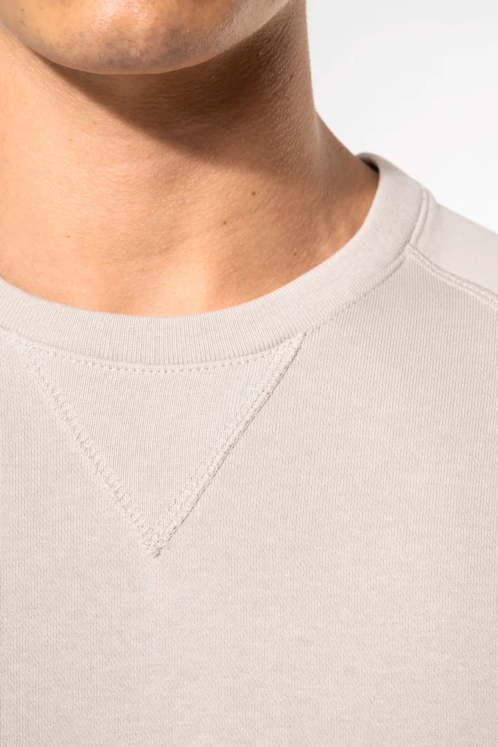 Herren Sweatshirt BIO-BAUMWOLLE Rundhalsausschnitt Raglanärmel 8