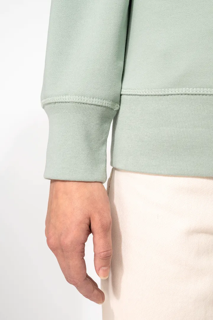 Damen Sweatshirt BIO-BAUMWOLLE Rundhalsausschnitt Raglanärmel 9
