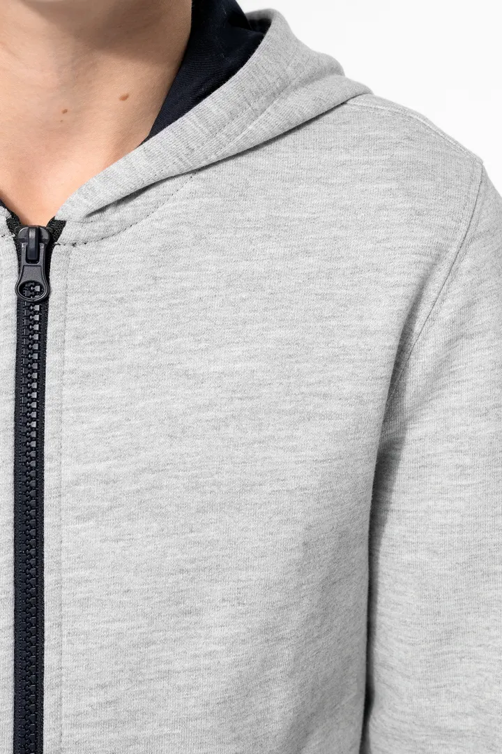 Kinder KAPUZENSWEATSHIRT mit Reißverschluss 26