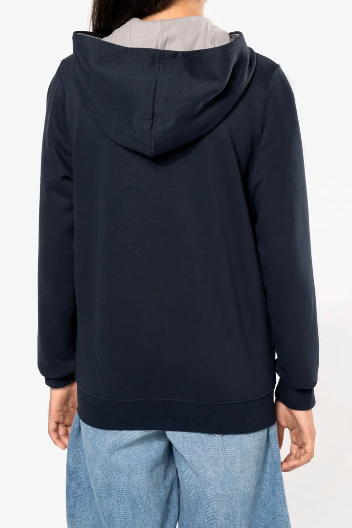 Kinder KAPUZENSWEATSHIRT mit Reißverschluss 3