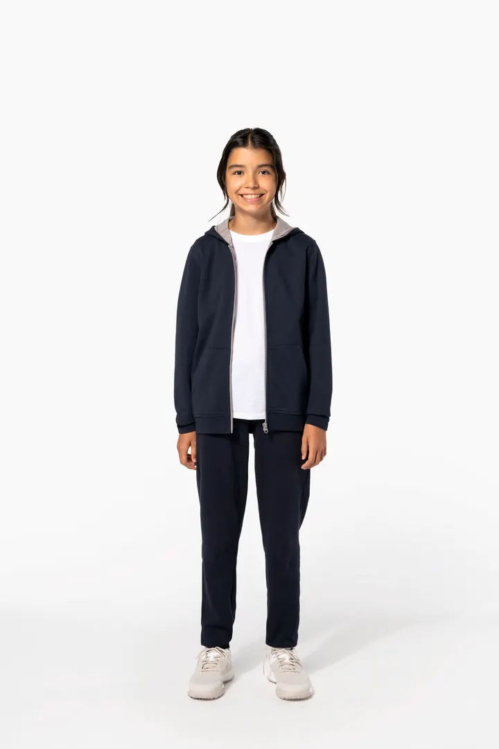 Kinder KAPUZENSWEATSHIRT mit Reißverschluss 5