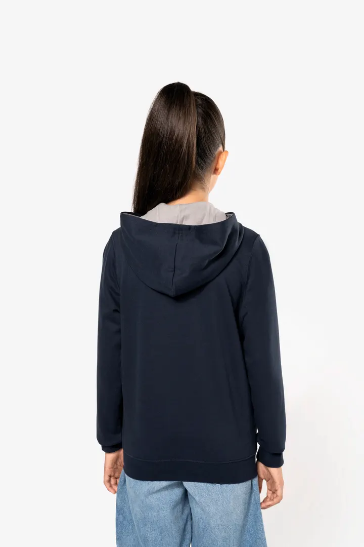 Kinder KAPUZENSWEATSHIRT mit Reißverschluss 14