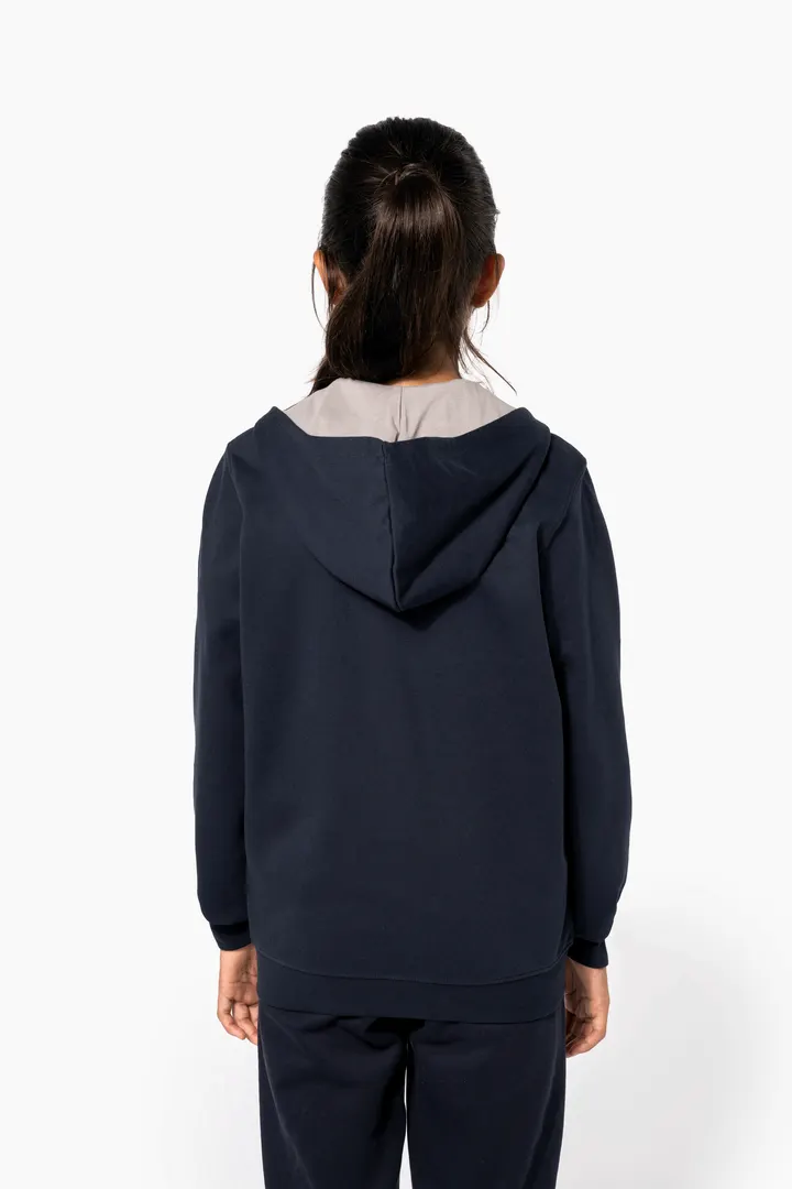 Kinder KAPUZENSWEATSHIRT mit Reißverschluss 13