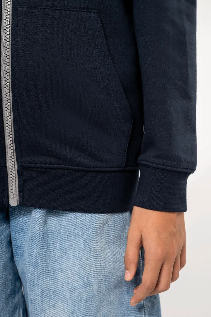 Kinder KAPUZENSWEATSHIRT mit Reißverschluss 16