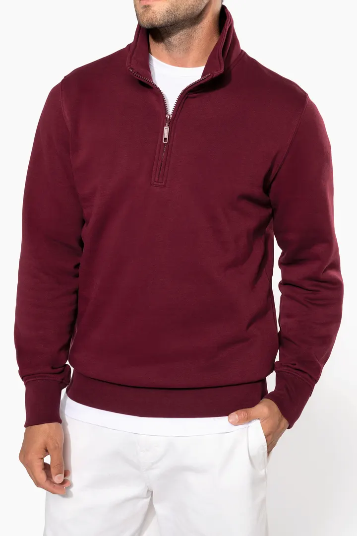Sweatshirt mit Reißverschlusskragen