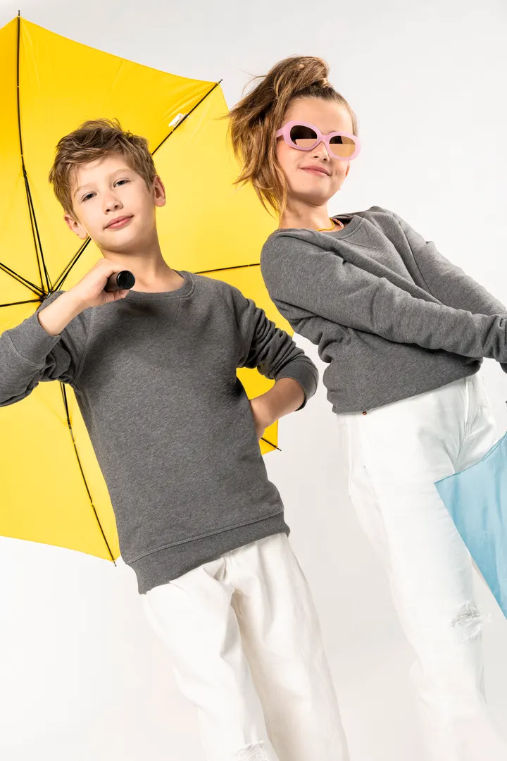 Bio-Sweatshirt für Kinder mit Raglanärmeln 5