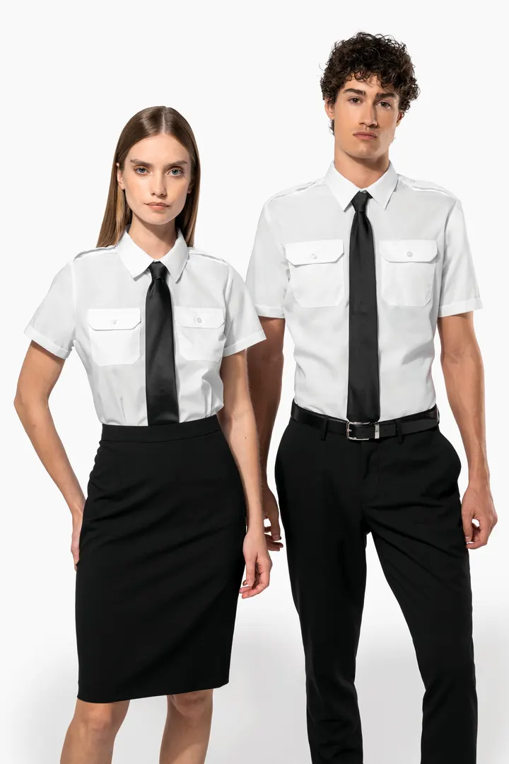 Chemise pilote manches courtes homme 10