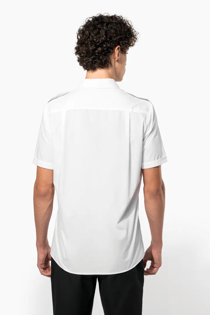 Chemise pilote manches courtes homme 1