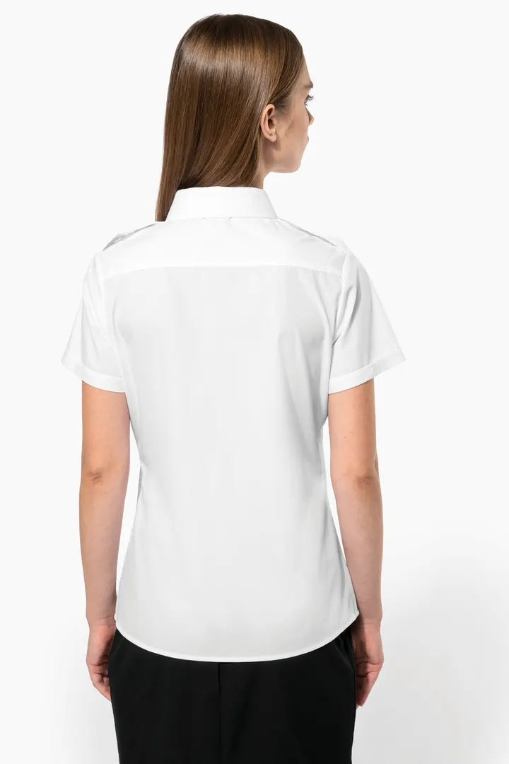 Kurzarm-Pilotenhemd für Damen 9
