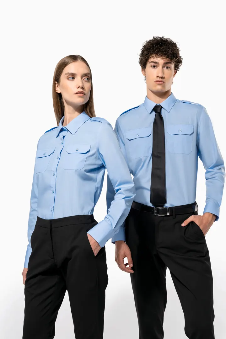 Langarm-Pilotenhemd für Damen 12
