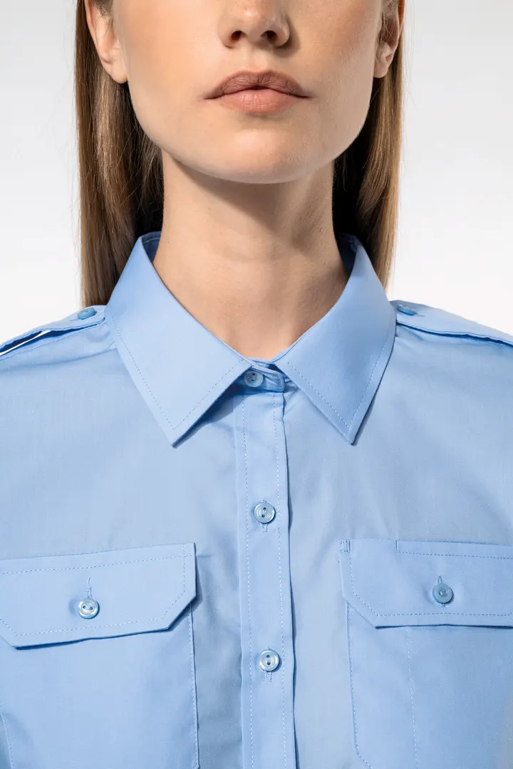 Langarm-Pilotenhemd für Damen 3